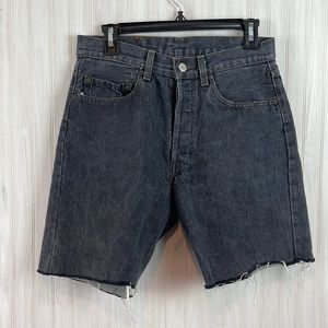 VINTAGE LEVIS 501 RIGID DENIM SHORTS